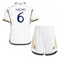 Dječji Nogometni Dres Real Madrid Nacho #6 Domaci 2023-24 Kratak Rukav (+ Kratke hlače)